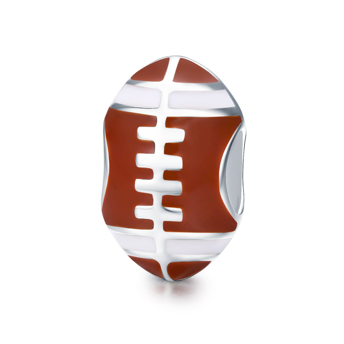 Sterling Silver Footy Hypoallergenic Bead Charm