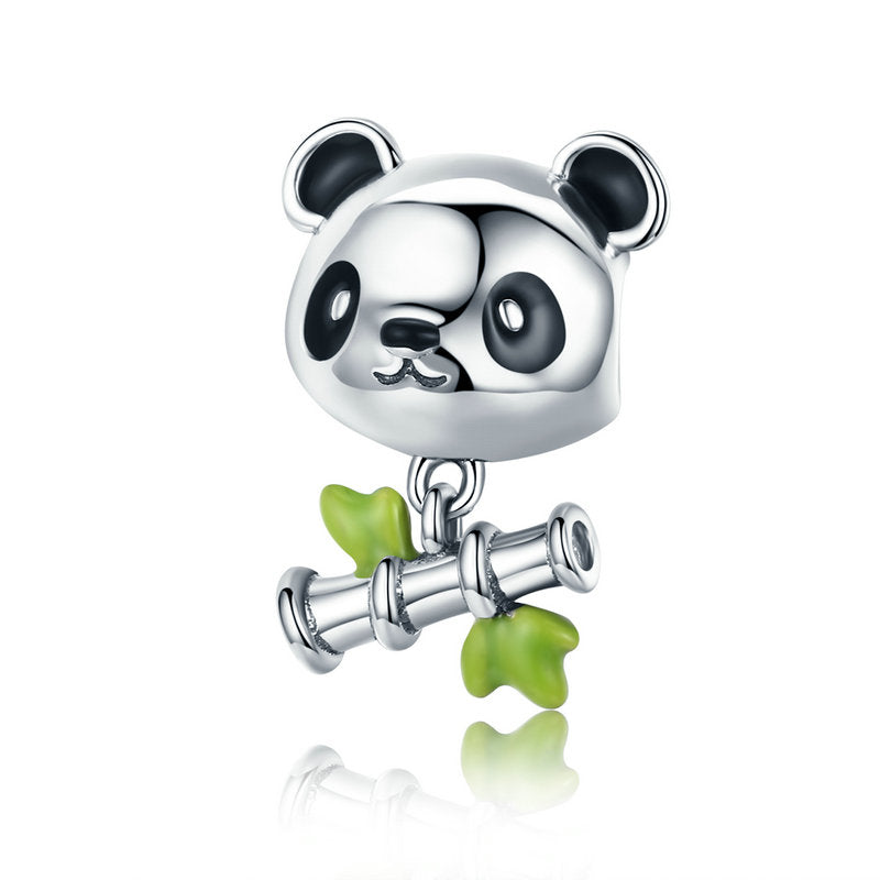 Sterling Silver Panda Hypoallergenic Bead Charm