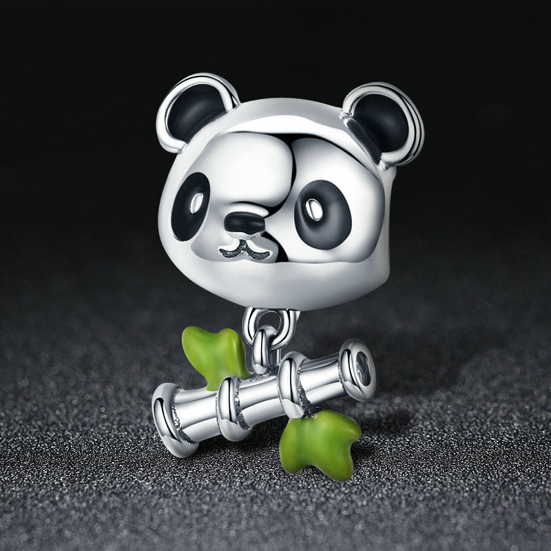 Sterling Silver Panda Hypoallergenic Bead Charm