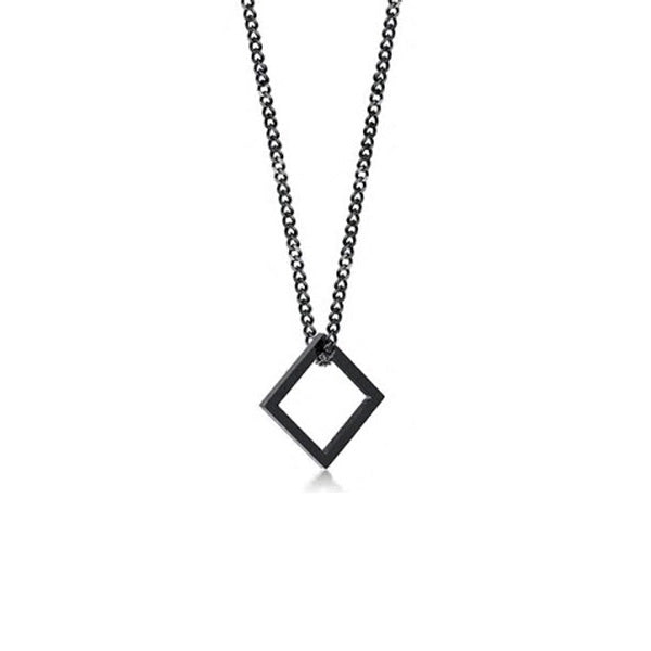 Stainless Steel Square Necklace