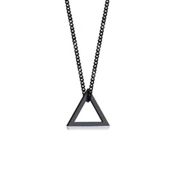Stainless Steel 2x2cm Triangle Necklace