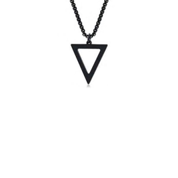 Stainless Steel 3x3cm Triangle Necklace