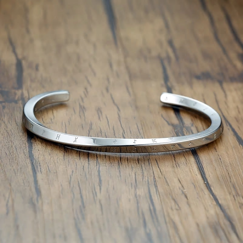 Stainless Steel Viking Twisted Cuff