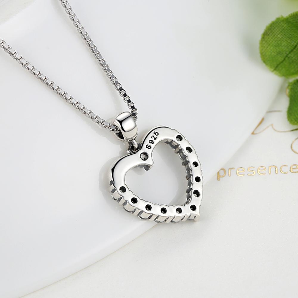 Sterling Silver Radiant Heart Hypoallergenic Necklace