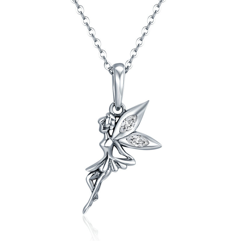 Sterling Silver Lucky Fairy Hypoallergenic Necklace