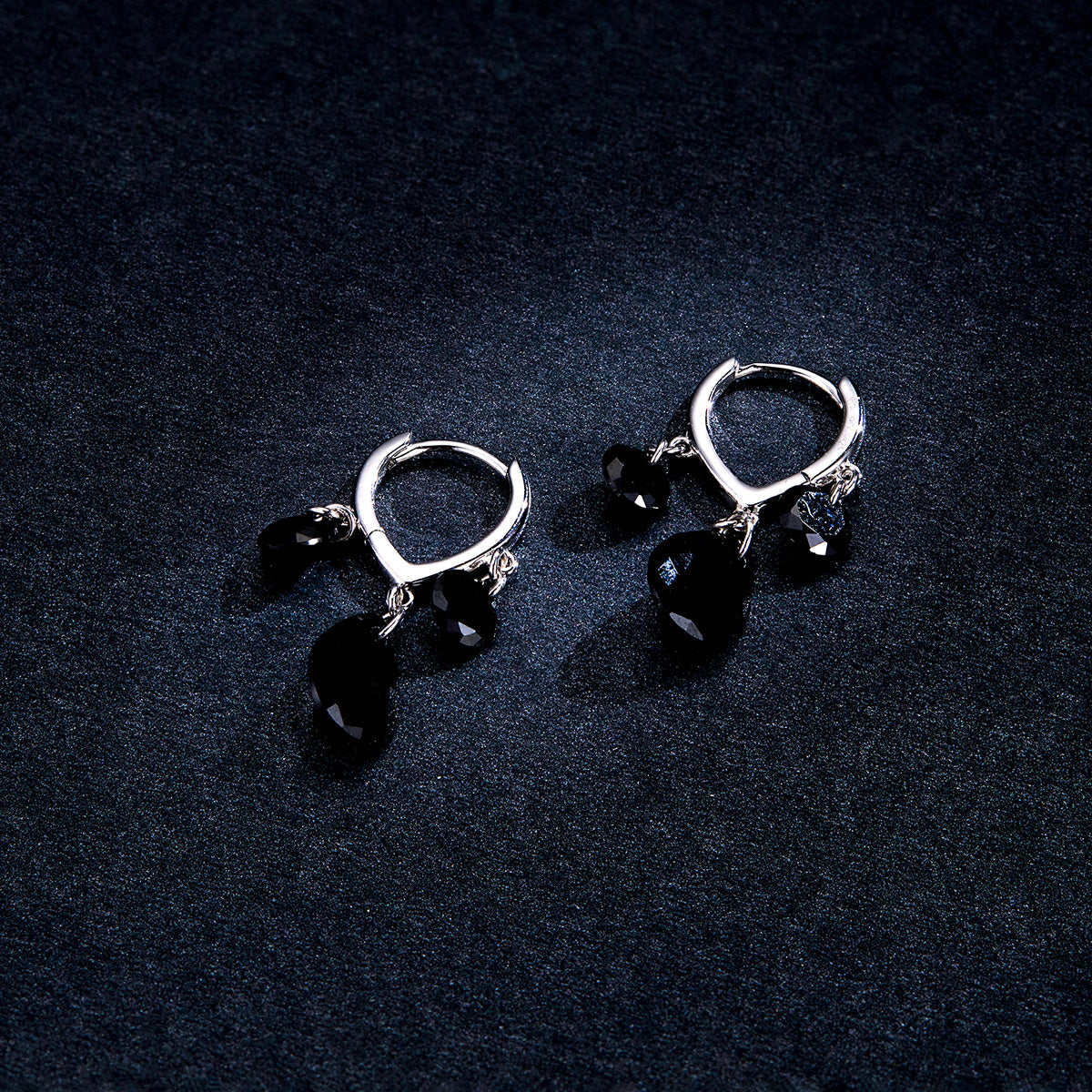 Sterling Silver Waterdrop Huggie Hypoallergenic Earrings