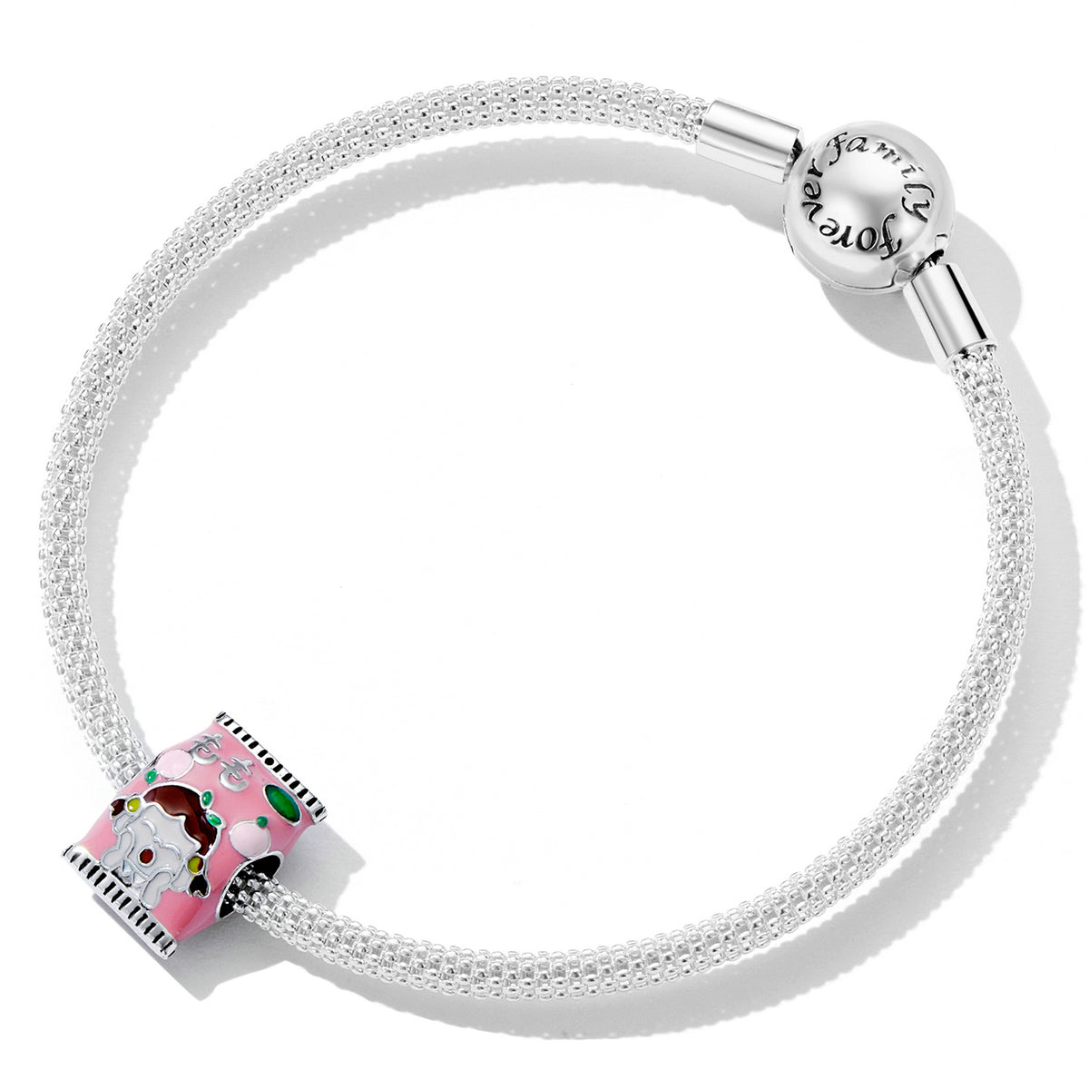 Sterling Silver Candy Hypoallergenic Bead Charm