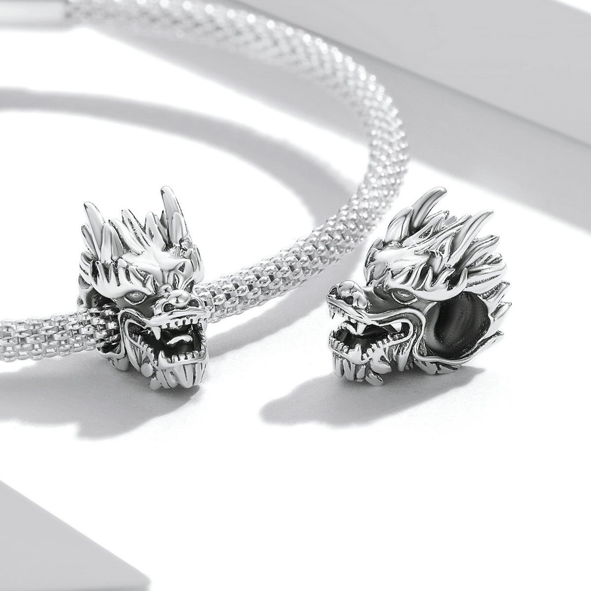 Sterling Silver Dragon Hypoallergenic Bead Charm