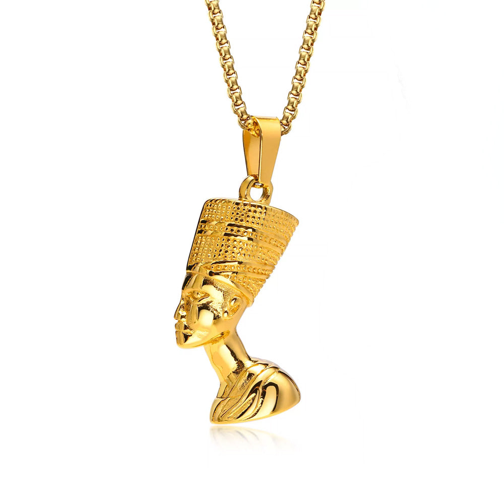 Stainless Steel Nefertiti Necklace