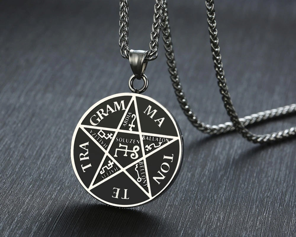 Stainless Steel Secret Seal of Solomon Necklace