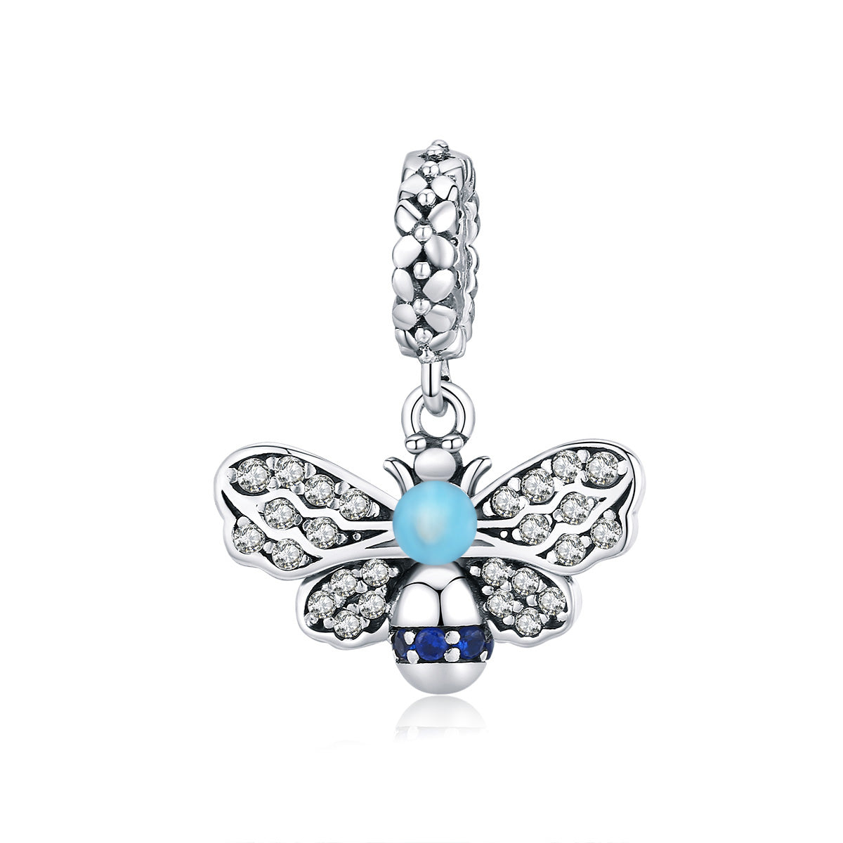 Sterling Silver Fly Dangle Charm