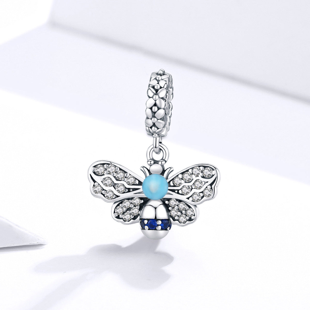 Sterling Silver Fly Dangle Charm