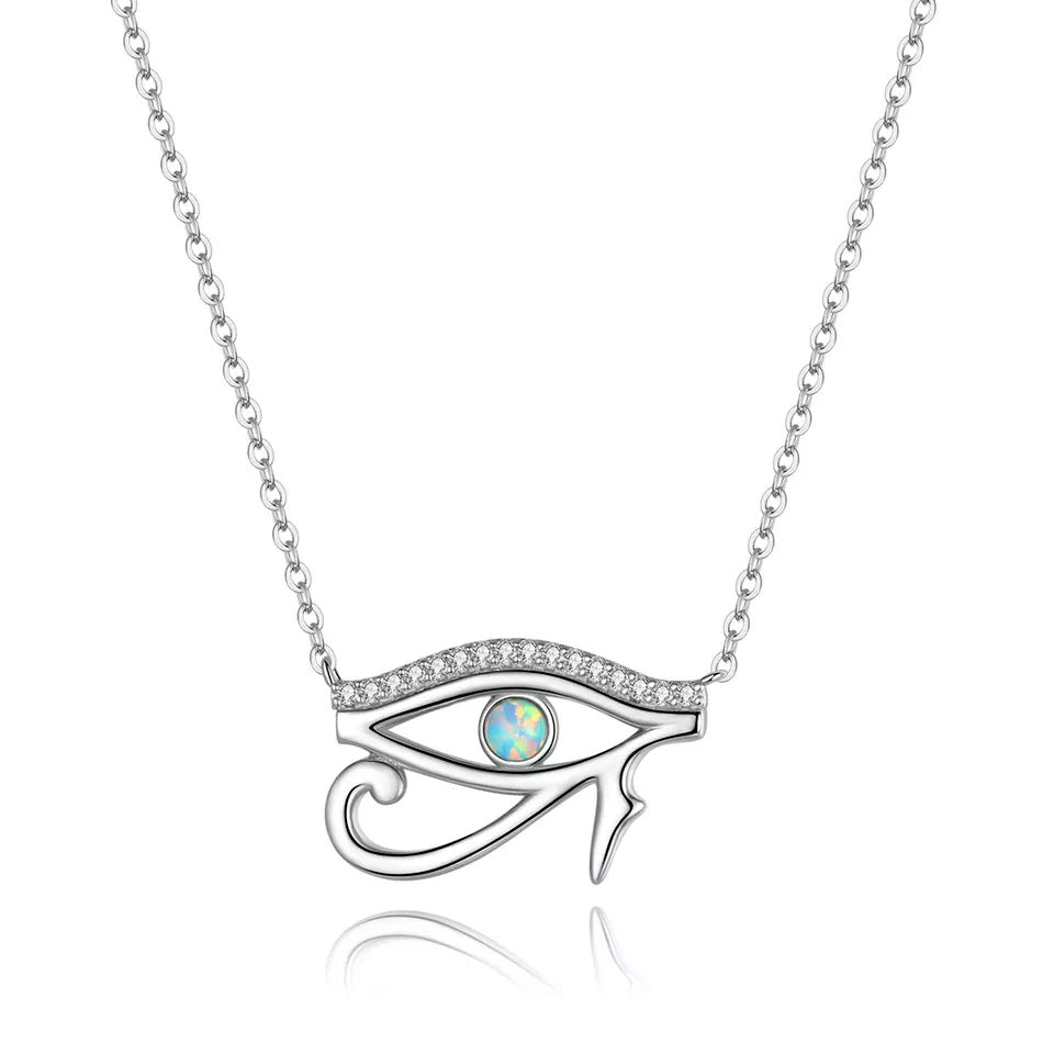 Sterling Silver The Eye of Horus Hypoallergenic Necklace