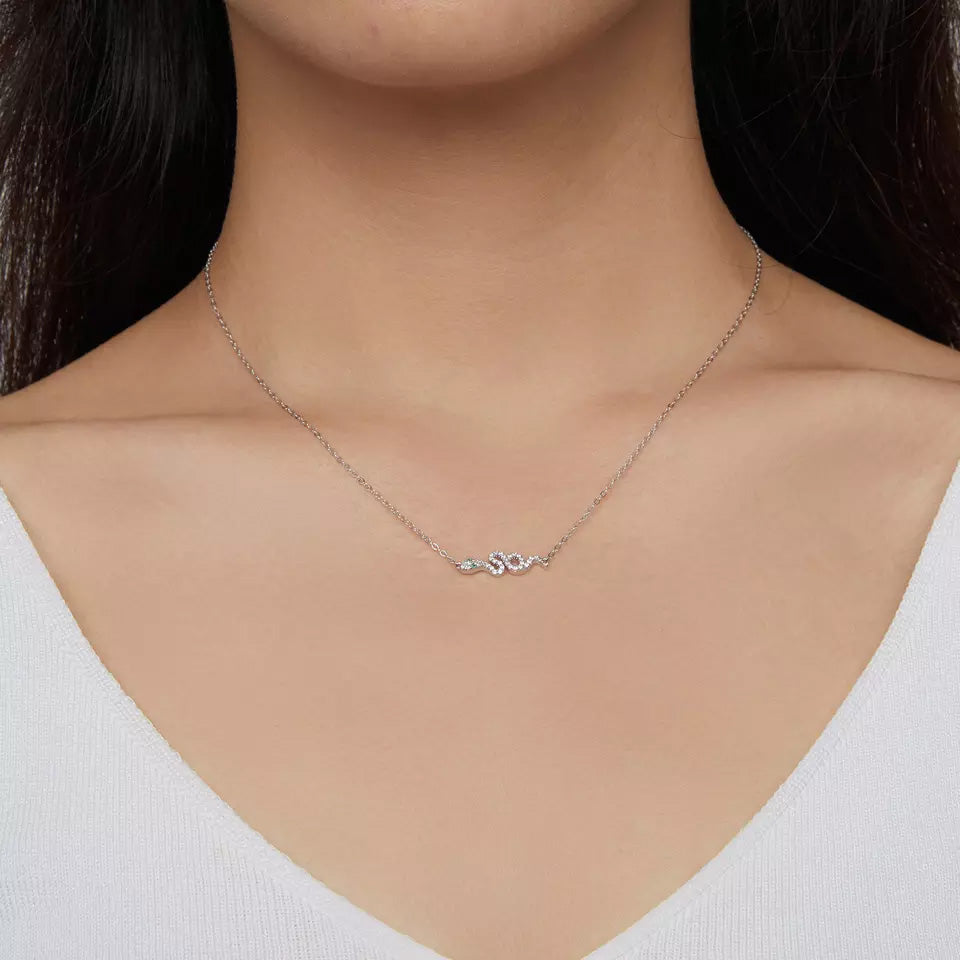 Sterling Silver Delicate Snake Hypoallergenic Necklace