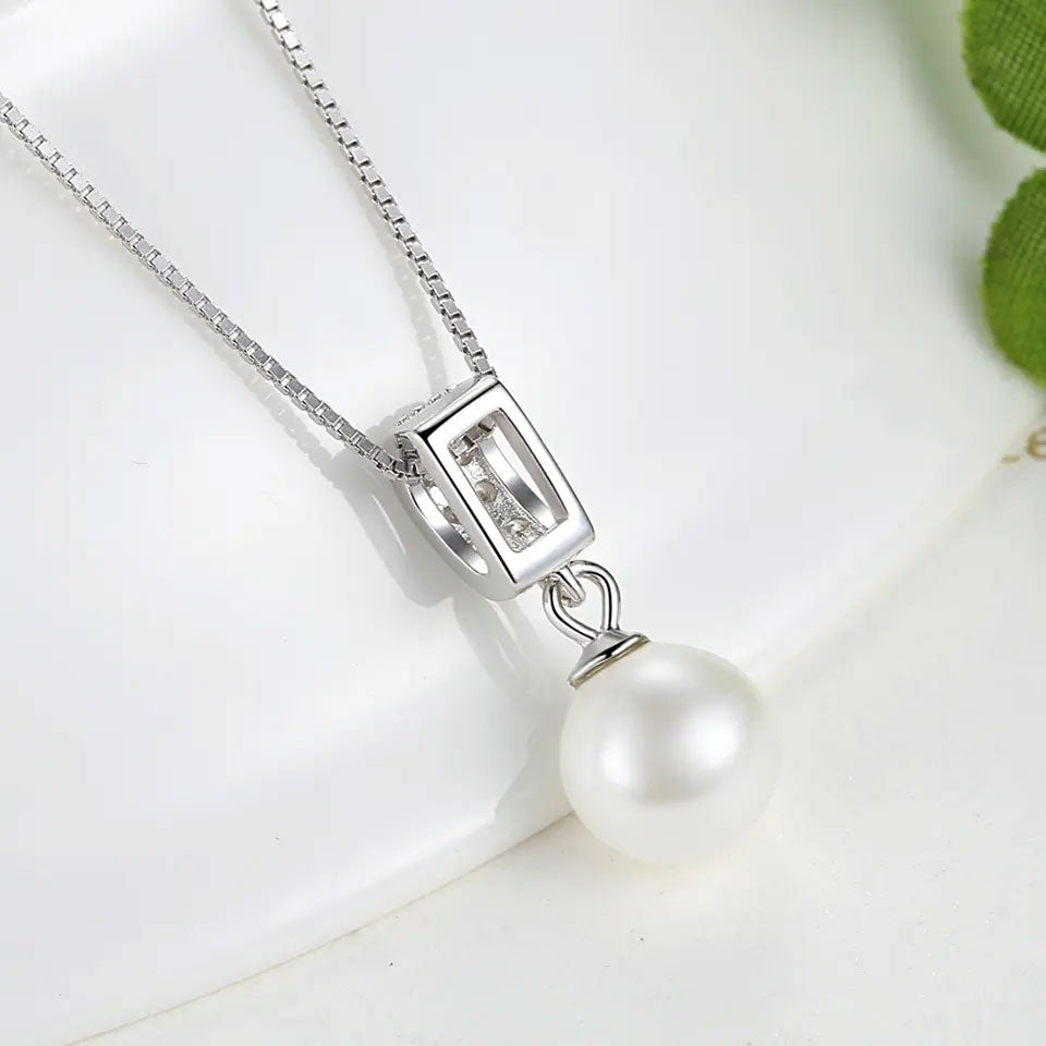 Sterling Silver Fancy Pearl Hypoallergenic Necklace