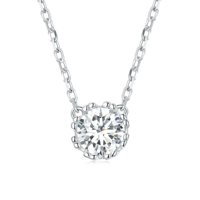 Sterling Silver Sparkling CZ Hypoallergenic Necklace