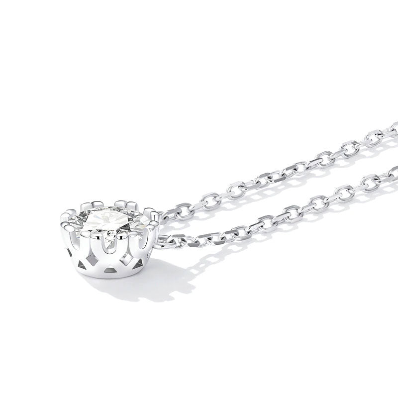 Sterling Silver Sparkling CZ Hypoallergenic Necklace