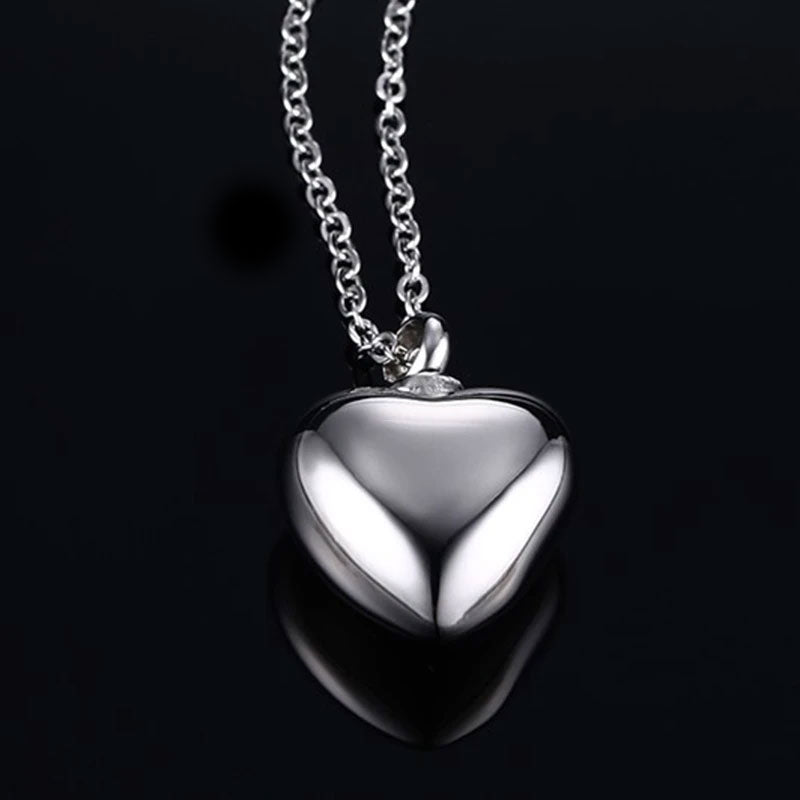 Stainless Steel Unforgettable Love Urn Necklace (For Human Or Pet Ashes)